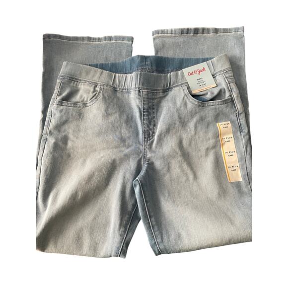 Cat & Jack Girls  Size 14 Plus Flare Mid-Rise Pull-On Waist Cotton/poly/elastine - Picture 4 of 4